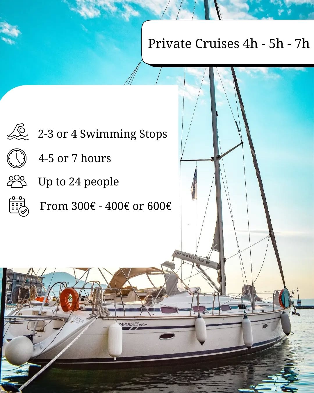 Thassos Sailing Private Cruises